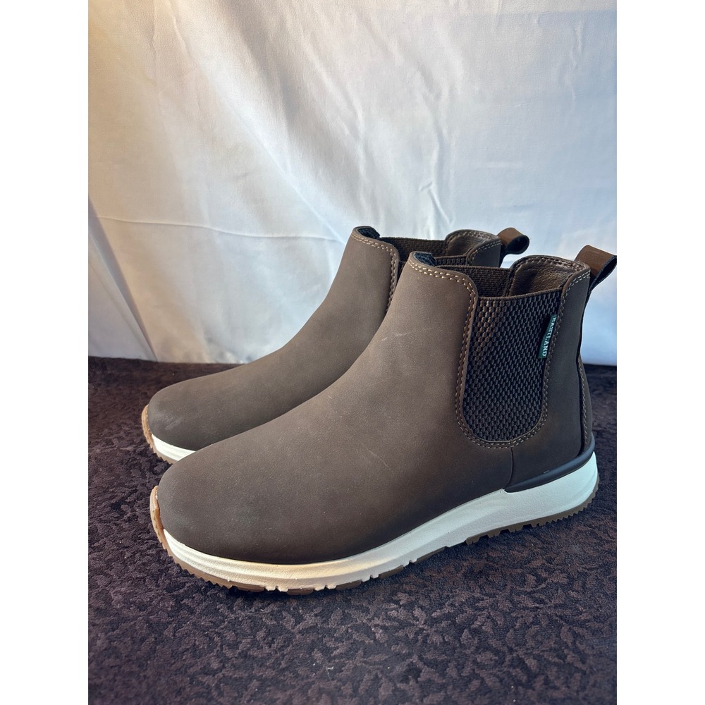Eastland Woodford Brown Chelsea Ankle Boots Womens 8.5 M 2403-12 Sporty Sole